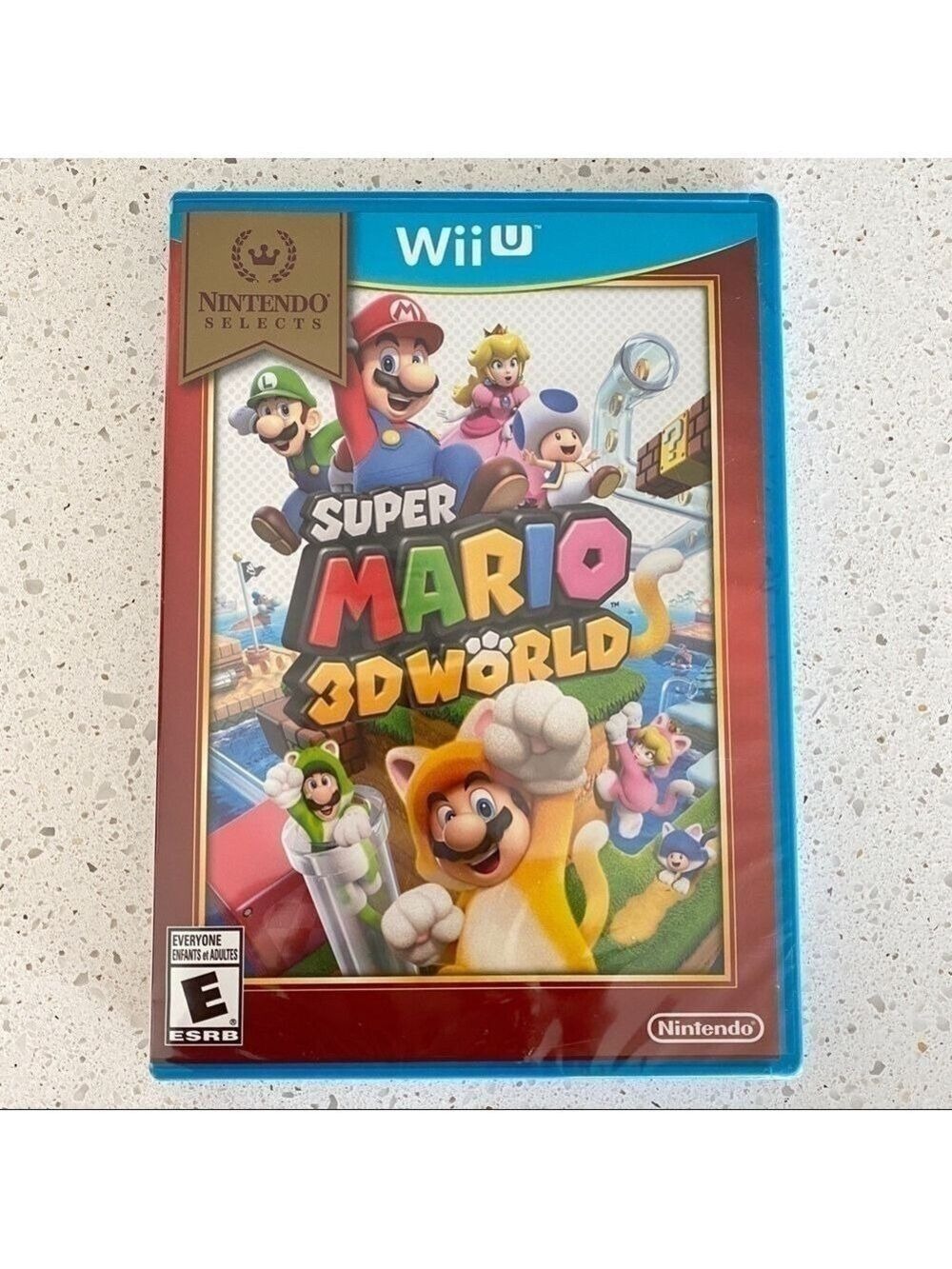 SUPER Mario 3D World (Wii U game, 2013) Brand New & Sealed